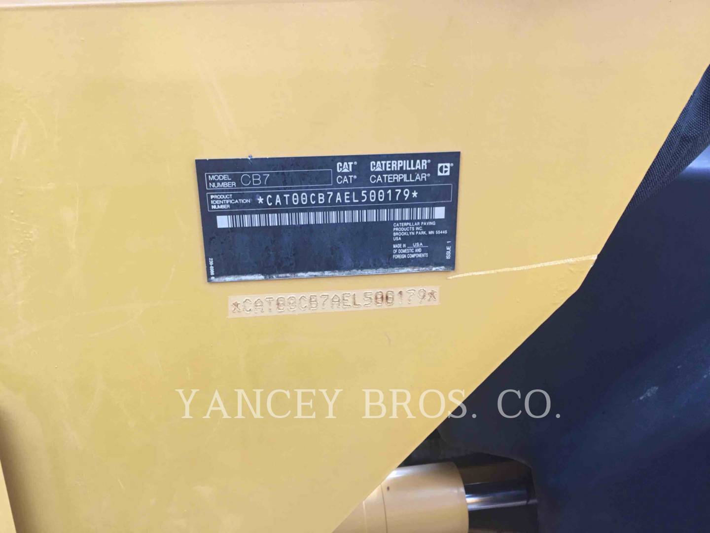 Caterpillar CB7, 5275 hours, S/N: EL500179, 2018 - Image 8