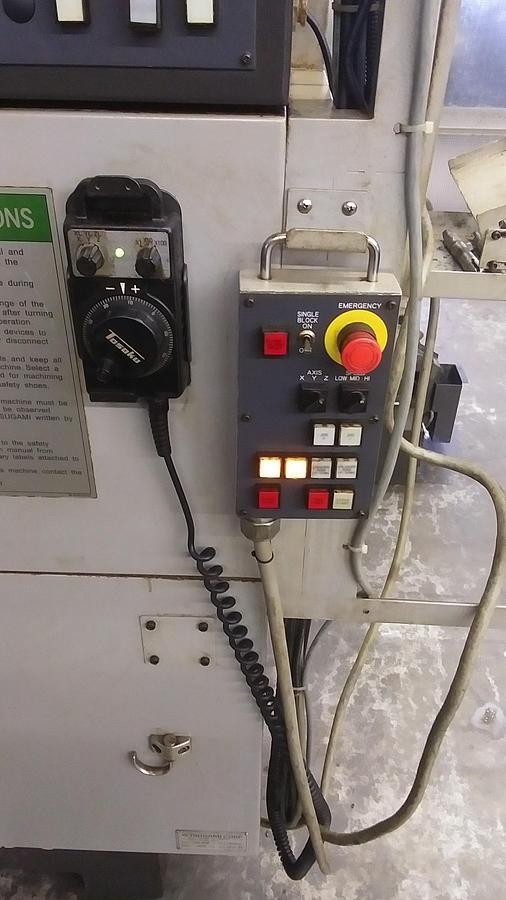 Tsugami #G18-II, cylindrical grinder, 14" x2.75" x5" wheel, Fanuc Oi-TD, tailstock, dresser, 2015 - Image 2