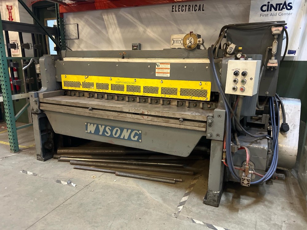 3/16" x 6' Wysong #772, power squaring shear - Image 3