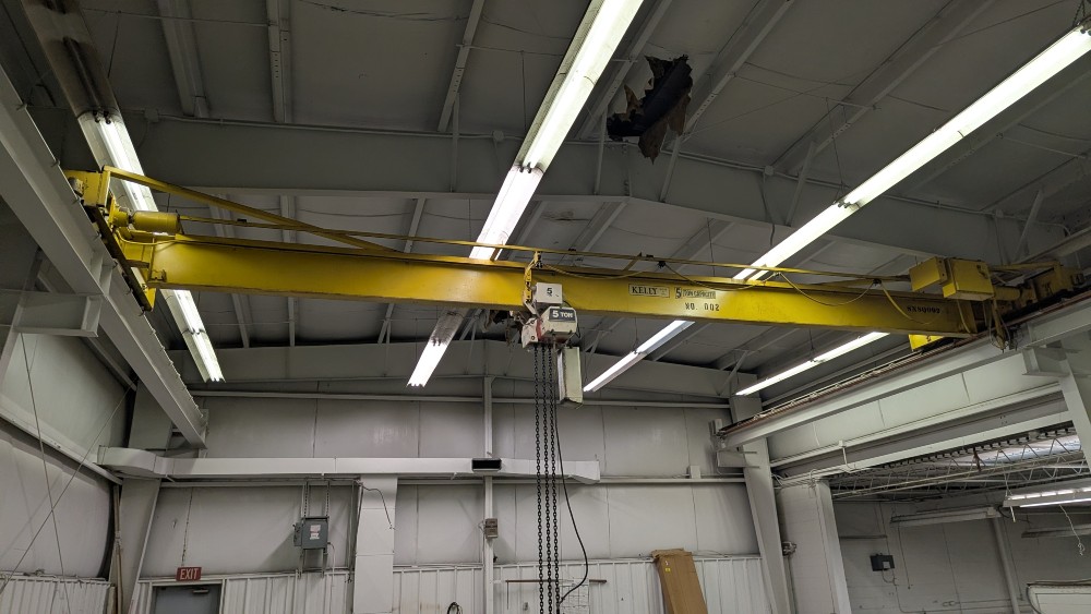 5 Ton, Coffing, 31' 9" span, 15' Lift, Pendant Control, 460 V., 1995 [#2742] - Image 1