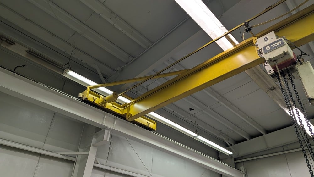 5 Ton, Coffing, 31' 9" span, 15' Lift, Pendant Control, 460 V., 1995 [#2742] - Image 3