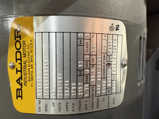 Barry #270-TUB-AF-CH, Blower, 10 HP - Image 6