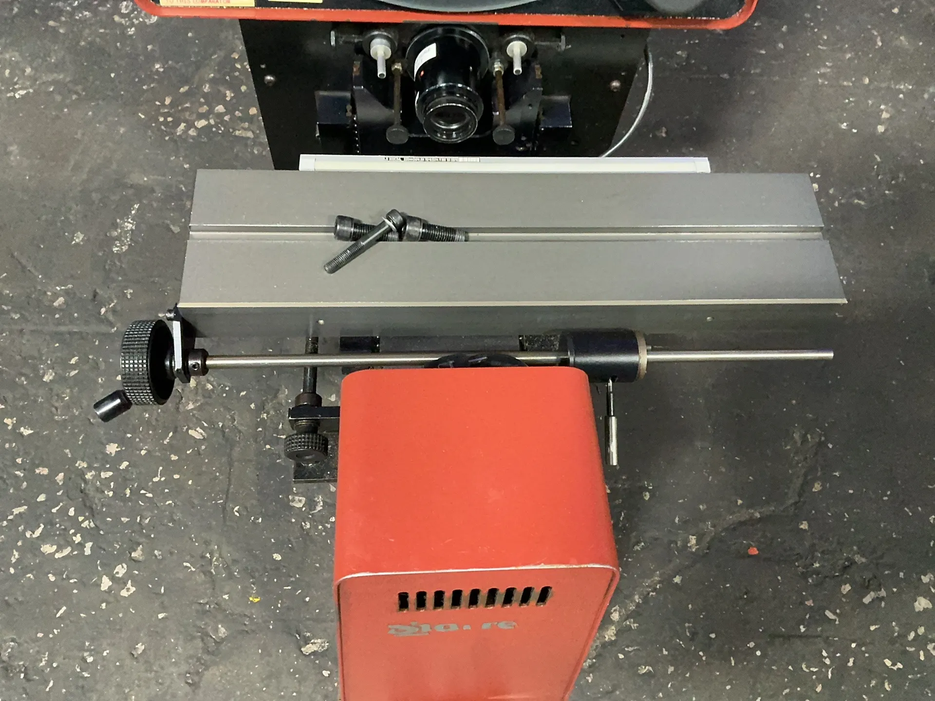 Starrett #HE350, Optical Comparator, Digital Display, 5" x 19" Table - Image 3