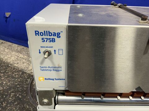 Clamco #575B-ROLLBAG, Semi-Automatic Tabletop Bagger, 12" width Roll Capacity, 2022 - Image 1