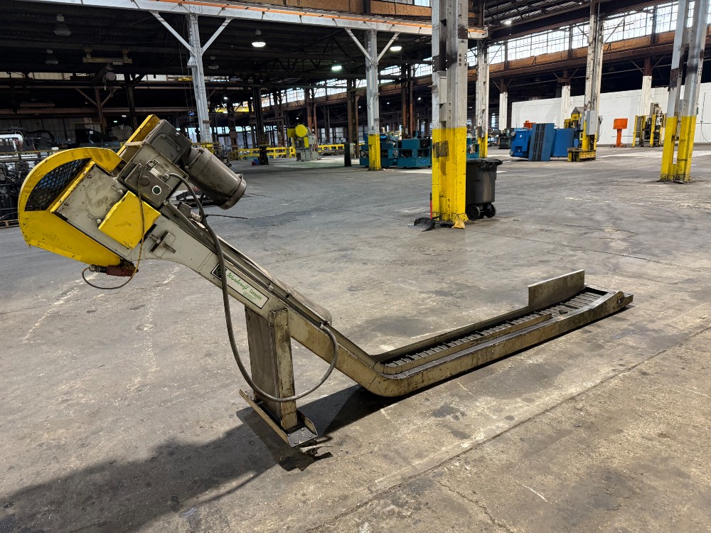 8" x 156" Wardcraft Chip Conveyor, 8' flat, 4' rise - Image 4