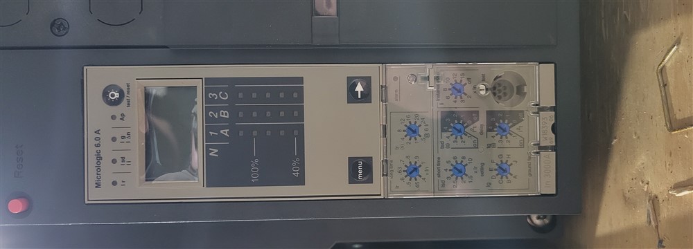 3000 Amps, Square D, Masterpact NW30H, WL3HHX44A9SCBBXXEA, 600 Volts, 3 Pole, Micrologic 6.0A LSIG, New - Image 7