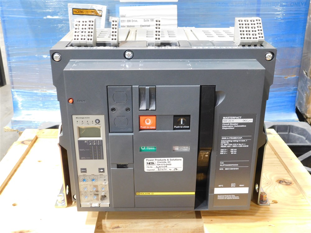 2000 Amps, Square D, Masterpact NW20H, WL3FFX44A9SFXXXXA, 600 Volts, Micrologic 6.0A LSIG, New - Image 5