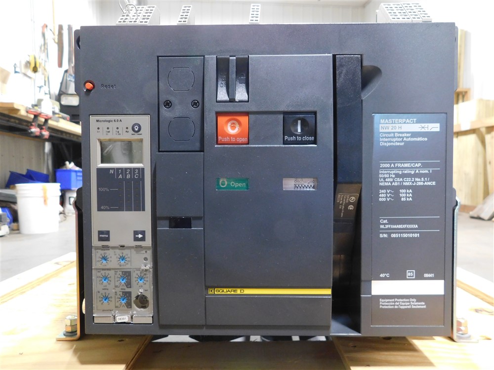 2000 Amps, Square D, Masterpact NW20H, WL3FFX44A9SFXXXXA, 600 Volts, Micrologic 6.0A LSIG, New - Image 7