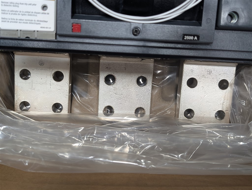 2500 Amps, Schneider, PowerPact RG 2500, RGF36250CU63AE1ABSAJK, 600V., 3 Pole, Micrologic 5.0P LSI, New in Box - Image 6