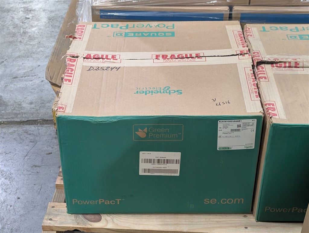 1000 Amps, Schneider, PowerPact I-Line, RJA36100CU64AE1, 600V., 3 Pole, Micrologic 6.0P LSIG, New in Box - Image 6