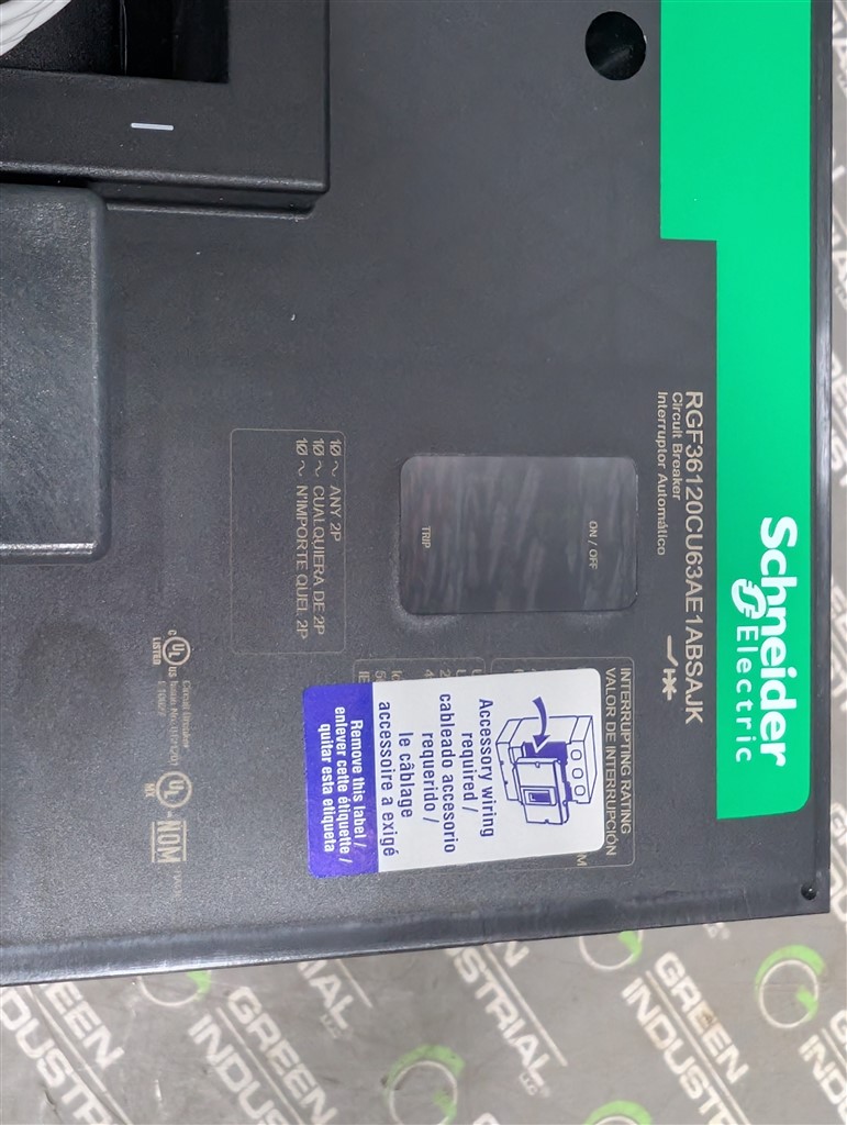 1200 Amps, Schneider, PowerPact RG 1200, RGF36120CU63AE1ABSAJK, 600V., 3 Pole, Micrologic 5.0P, New in Box - Image 4