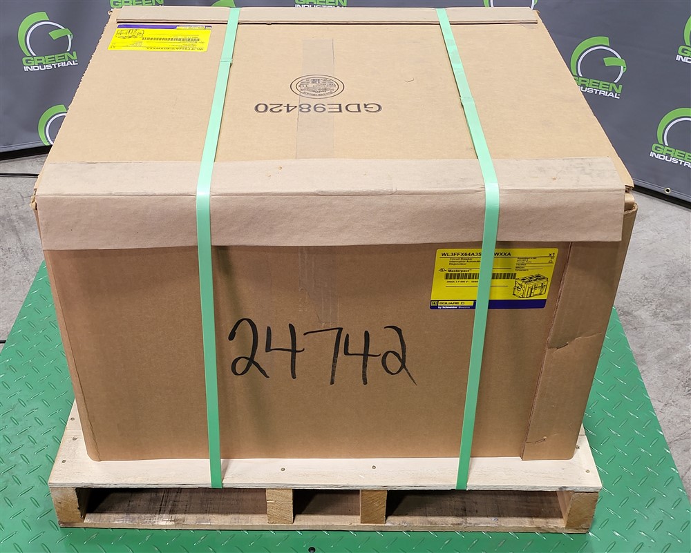 2000 Amps, Square D, Masterpact NW20H, WL3FFX64A3SXBXWXXA, 600 Volts, 3 Pole, Micrologic 6.0P LSIG, New - Image 1