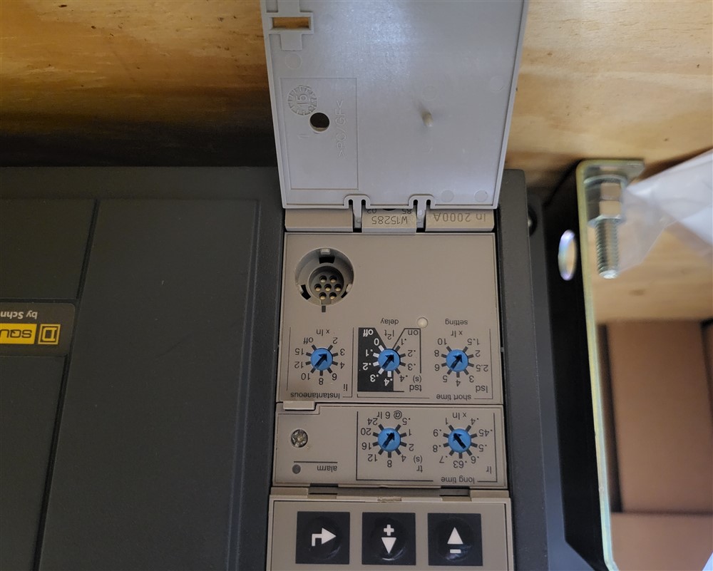 2000 Amps, Square D, Masterpact NW20H, WL3FFR63A3SXXXXXEX, 600 Volts, 3 Pole, Micrologic 5.0P LSI, New - Image 7