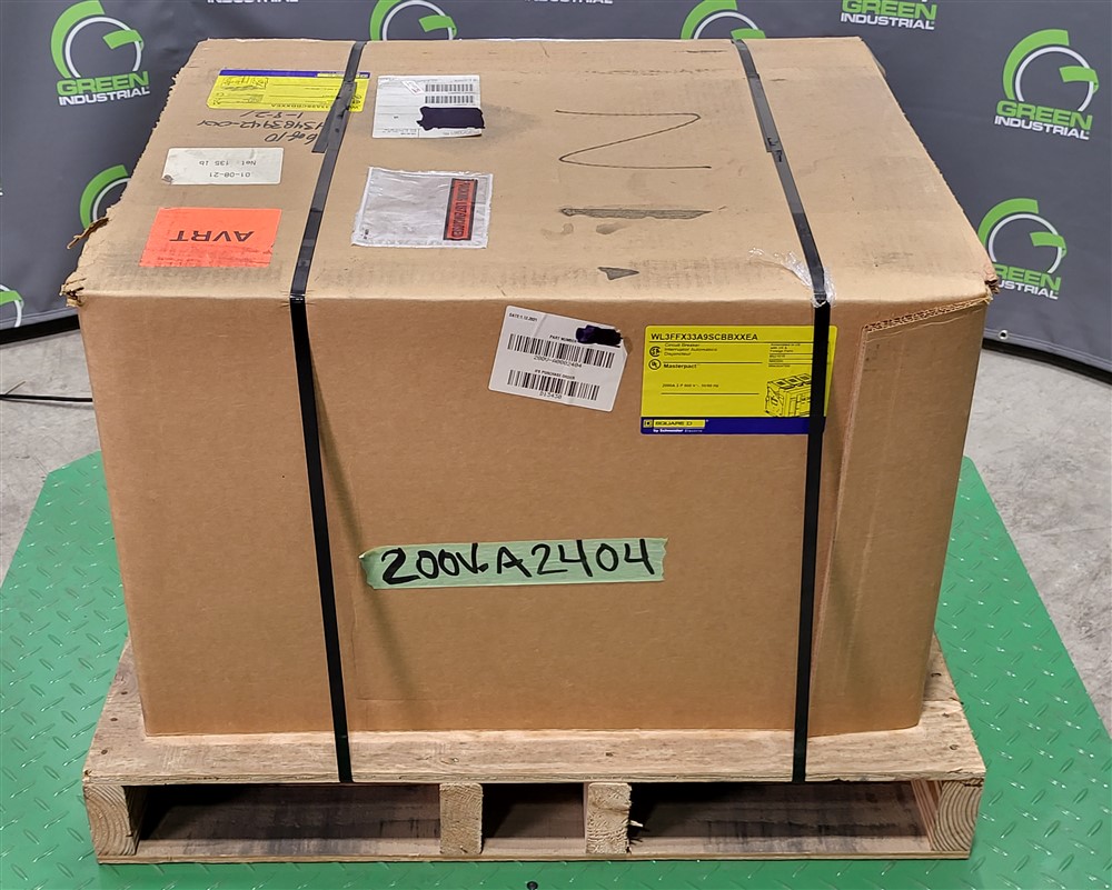 2000 Amps, Square D, Masterpact NW20H, WL3FFX33A9SCBBXXEA, 600 Volts, 3 Pole, Micrologic 5.0 LSI, New - Image 1