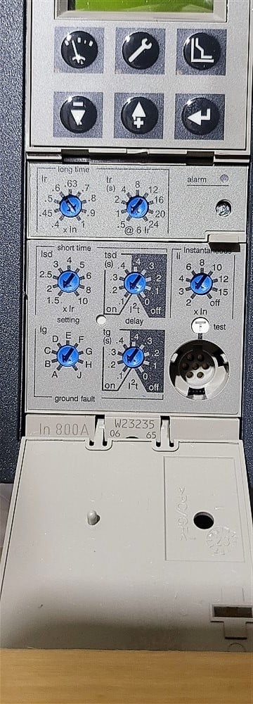 800 Amps, Square D, Masterpact NW08H, WL3AAX64A3SXBXWXXA, 600V., 3 Pole, Micrologic 6.0P LSIG, New - Image 7