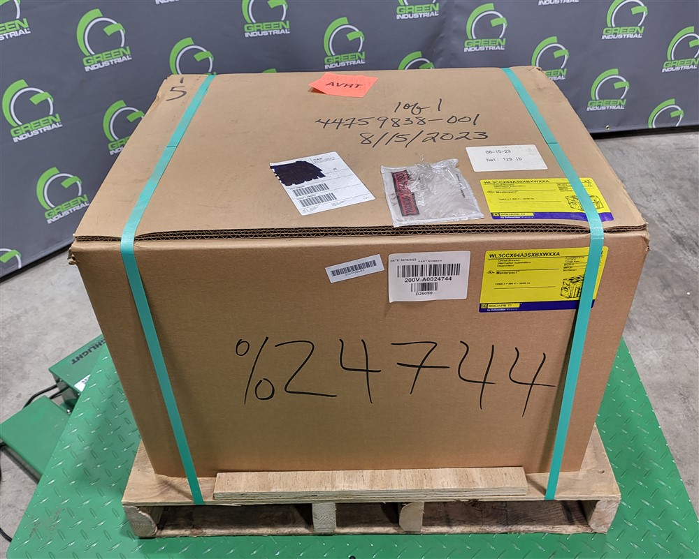1200 Amps, Square D, Masterpact NW12H, WL3CCX64A3SXBXWXXA, 600V., 3 Pole, Micrologic 6.0P LSIG, New - Image 1