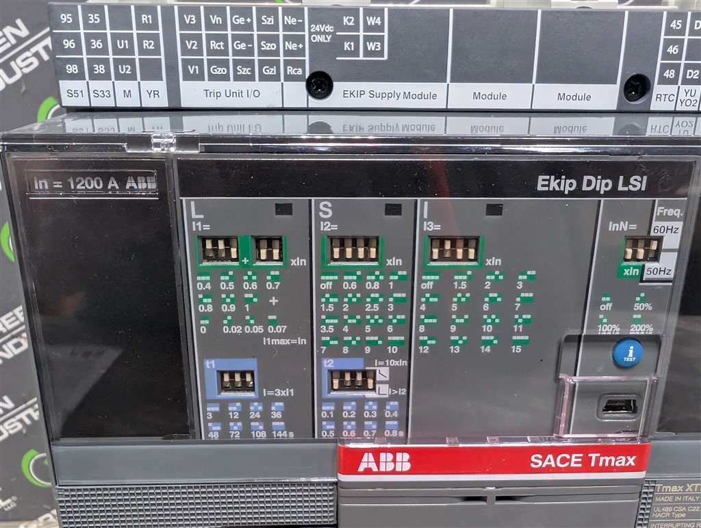 1200 Amps, ABB, SACE Tmax XT7L M 1200, 480-600V., 3 Pole, Ekip Dip LSI, New in Box - Image 4