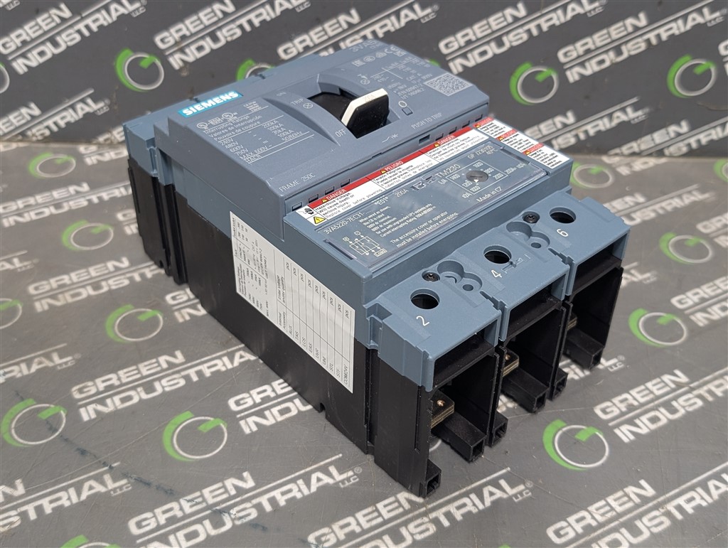 200 Amps, Siemens, SENTRON 3VA5220, 3VA5220-7EC31-0AA0, 600V., 3 Pole, TM230, New in Box - Image 2