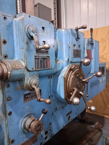 5" Giddings & Lewis #350-T, Horizontal Boring Mill, 72" x48" x60" trvls, 25 HP, 4' x10' table, 1750 RPM - Image 2