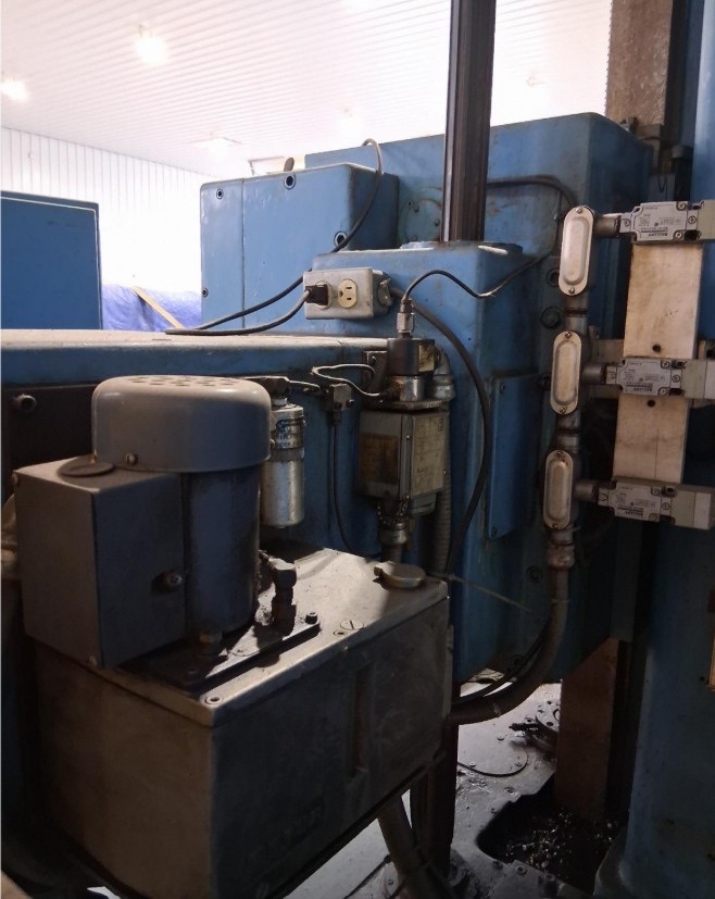 5" Giddings & Lewis #350-T, Horizontal Boring Mill, 72" x48" x60" trvls, 25 HP, 4' x10' table, 1750 RPM - Image 4