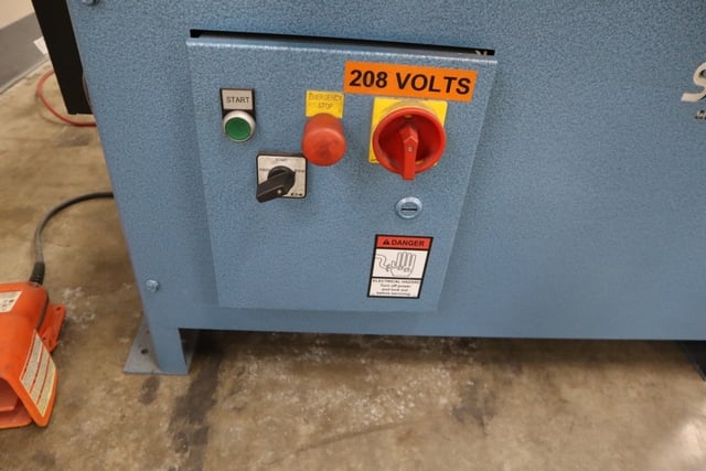 6" x 6" x 1/2" Scotchman #50514-EC, Hydraulic Ironworker, 50 Ton, Flat Shear, Brake, Punch, Notcher - Image 6