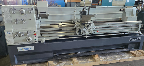 26" x 80" Ficom #L2680, Engine Lathe, 17.9" swing over cross slide, 4-1/16" bore, 25-1500 RPM, inch/metric - Image 1
