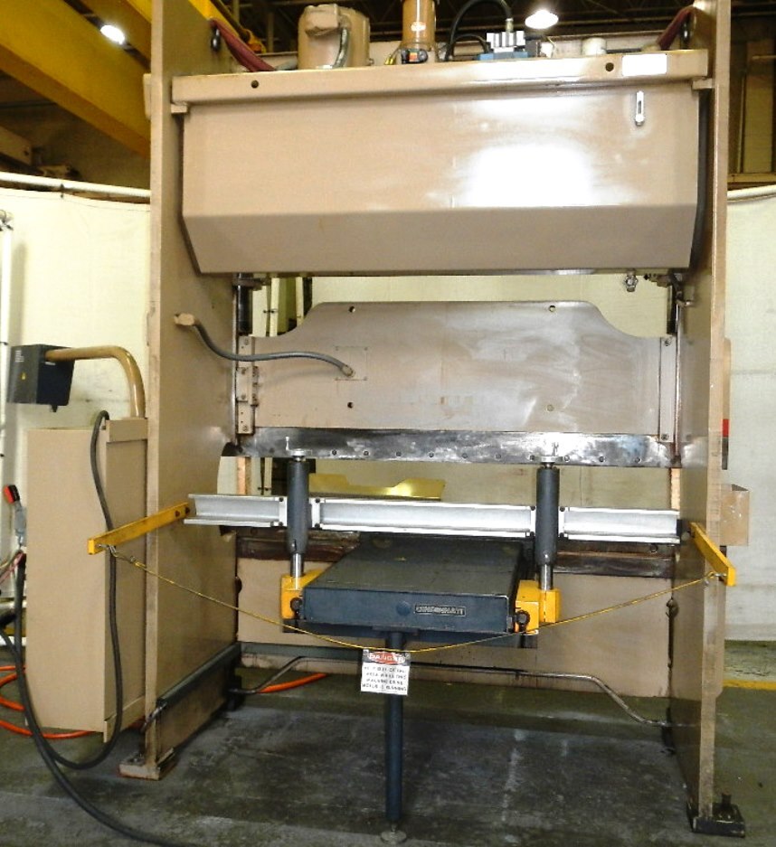 90 Ton, Cincinnati #90CBX6, CNC Press Brake, 8' overall, 72" between housing, 14" stroke, 15" open, 7" Shut - Image 2