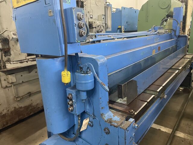 10 gauge x 10' Wysong #1010-RD, Mechanical Power Squaring Shear, 24" Back Gauge, 55 SPM, 16 holddown - Image 1