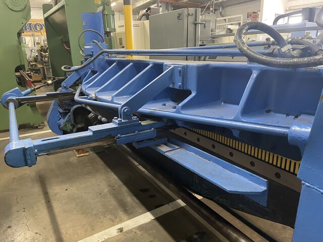 10 gauge x 10' Wysong #1010-RD, Mechanical Power Squaring Shear, 24" Back Gauge, 55 SPM, 16 holddown - Image 4