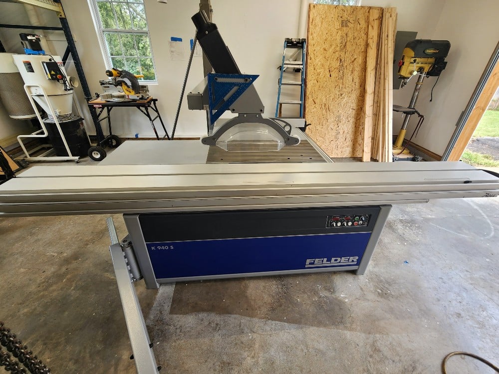 Felder #940S, Circular Saw, 400mm (15.7" ) Blades, 10 HP, w-Scoring, 3 phase, 230 Volts - Image 3