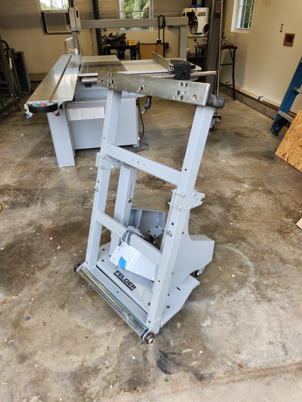 Felder #940S, Circular Saw, 400mm (15.7" ) Blades, 10 HP, w-Scoring, 3 phase, 230 Volts - Image 4