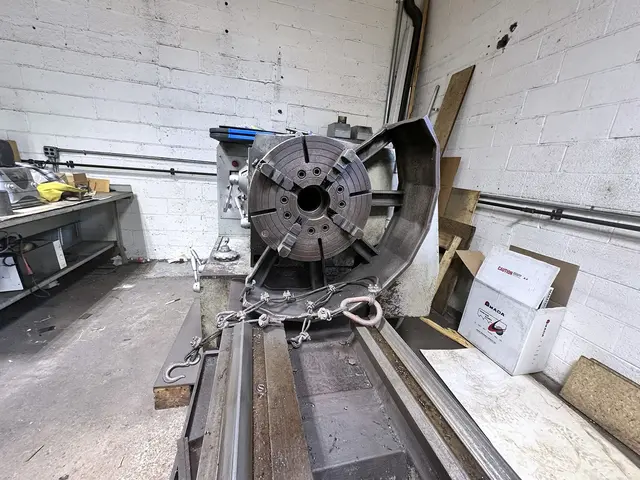 32"/42" x 120" Poreba #TPK-80, engine lathe, 3.75" bore, 8-800 RPM, 21 speeds, A1-11, 1979 - Image 6