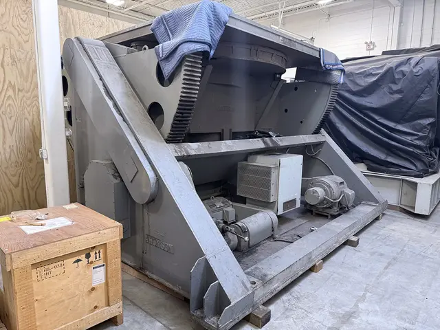 220000 lb. Koike Aronson #G3500, welding positioner, 120" x 120" table, 25 HP tilt, 460 V., 3-phase - Image 3