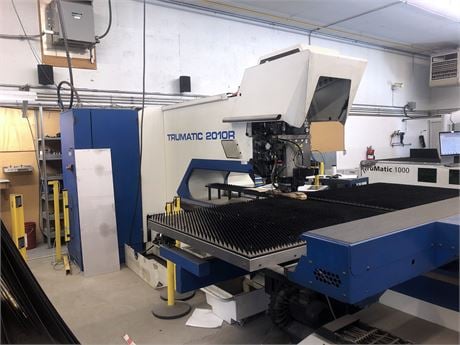 20 Ton, Trumpf #Trumatic-2010R, CNC turret punch, 10 stations, 50" x50", .250" thick, 3600 IPM X, 2400 IPM Y - Image 2