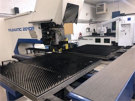 20 Ton, Trumpf #Trumatic-2010R, CNC turret punch, 10 stations, 50" x50", .250" thick, 3600 IPM X, 2400 IPM Y - Image 5