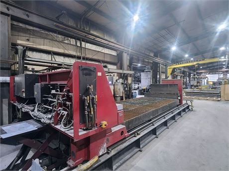 Koike, CNC plasma cutting table, 8' x 20', Hypertherm HPR260HD, Alphatek Control, downdraft, oxy-fuel head - Image 2