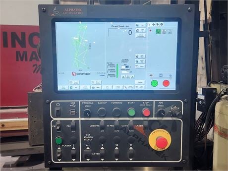 Koike, CNC plasma cutting table, 8' x 20', Hypertherm HPR260HD, Alphatek Control, downdraft, oxy-fuel head - Image 7