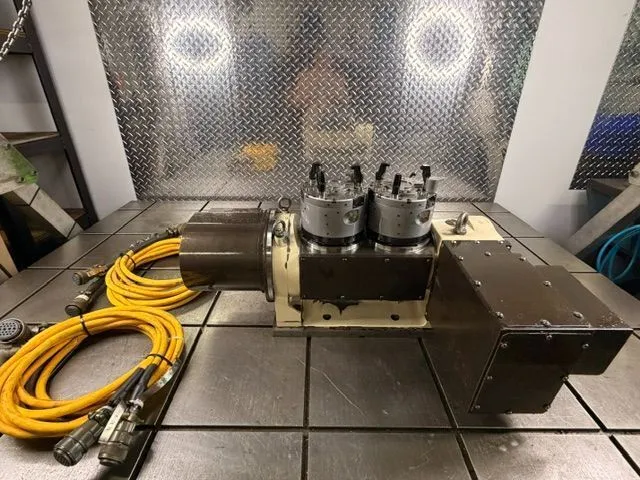 5.12" Tsudakoma #TTNC-102-2, dual tilting 2-Axis Trunnion Rotary CNC, pneumatic brake, 2019 - Image 1