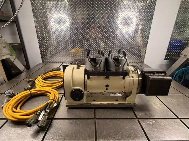 5.12" Tsudakoma #TTNC-102-2, dual tilting 2-Axis Trunnion Rotary CNC, pneumatic brake, 2019 - Image 9
