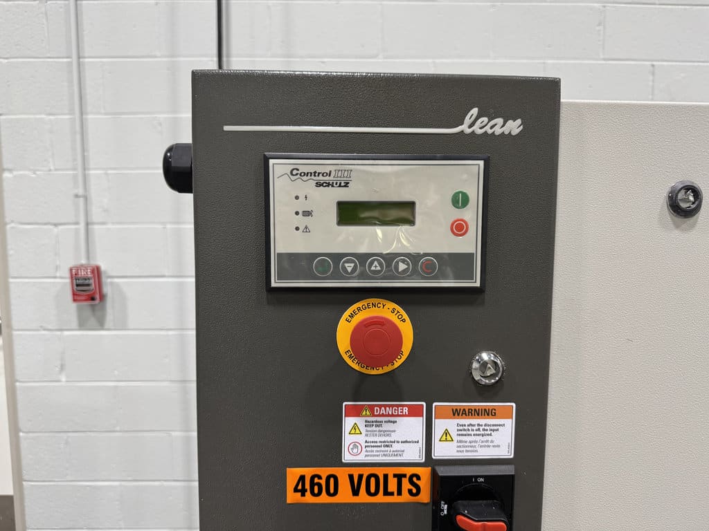 51 cfm, 125 psi, Schulz #SRP-4015E-Dynamic, rotary screw air compressor, 15 HP, 208-230/460 V., new - Image 4
