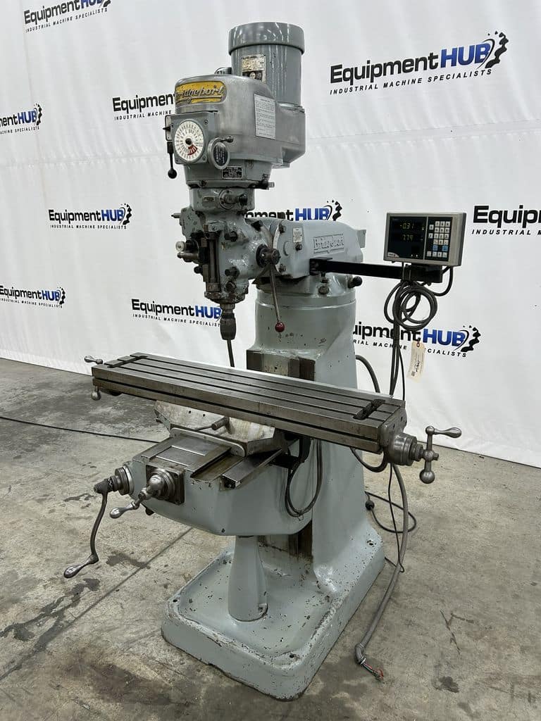 Bridgeport #Series-I, vertical milling machine, 9" x42" table, 1.5 HP, vari-speed, one shot lube - Image 2