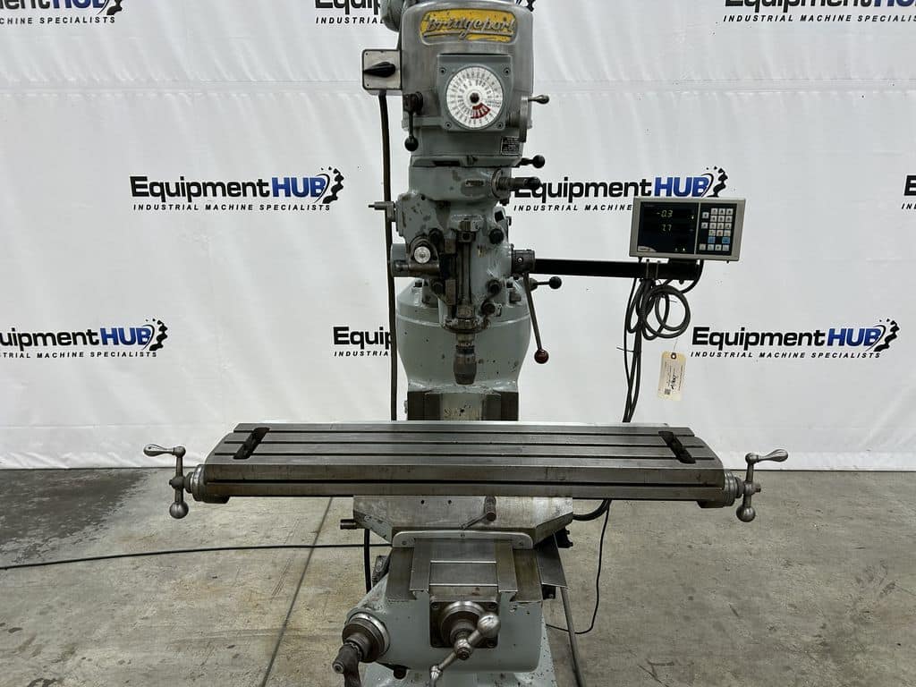 Bridgeport #Series-I, vertical milling machine, 9" x42" table, 1.5 HP, vari-speed, one shot lube - Image 4