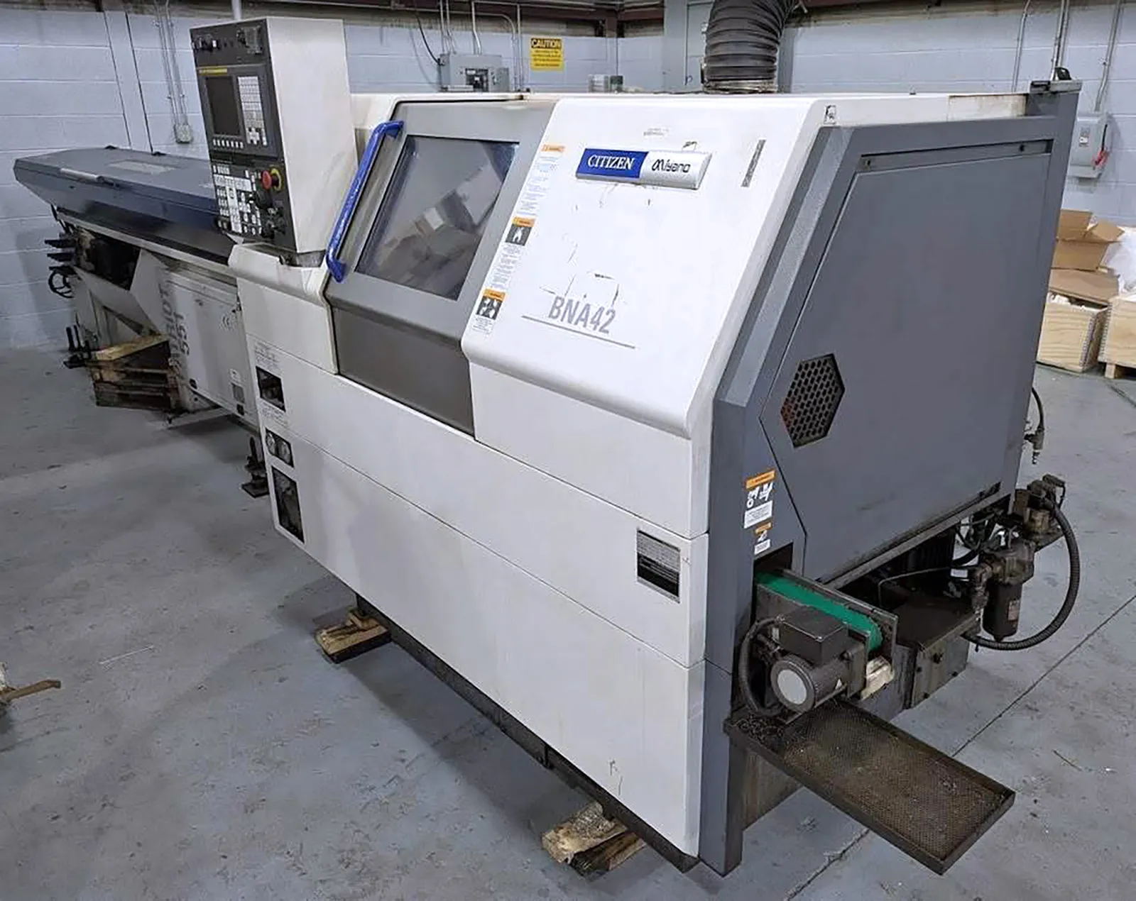 Miyano #BNA-42S2, CNC lathe, 5" chuck, 1.5" bar, 6000 RPM, 10 HP, live tooling, sub spindle, Fanuc Oi-TD, 2018 - Image 2