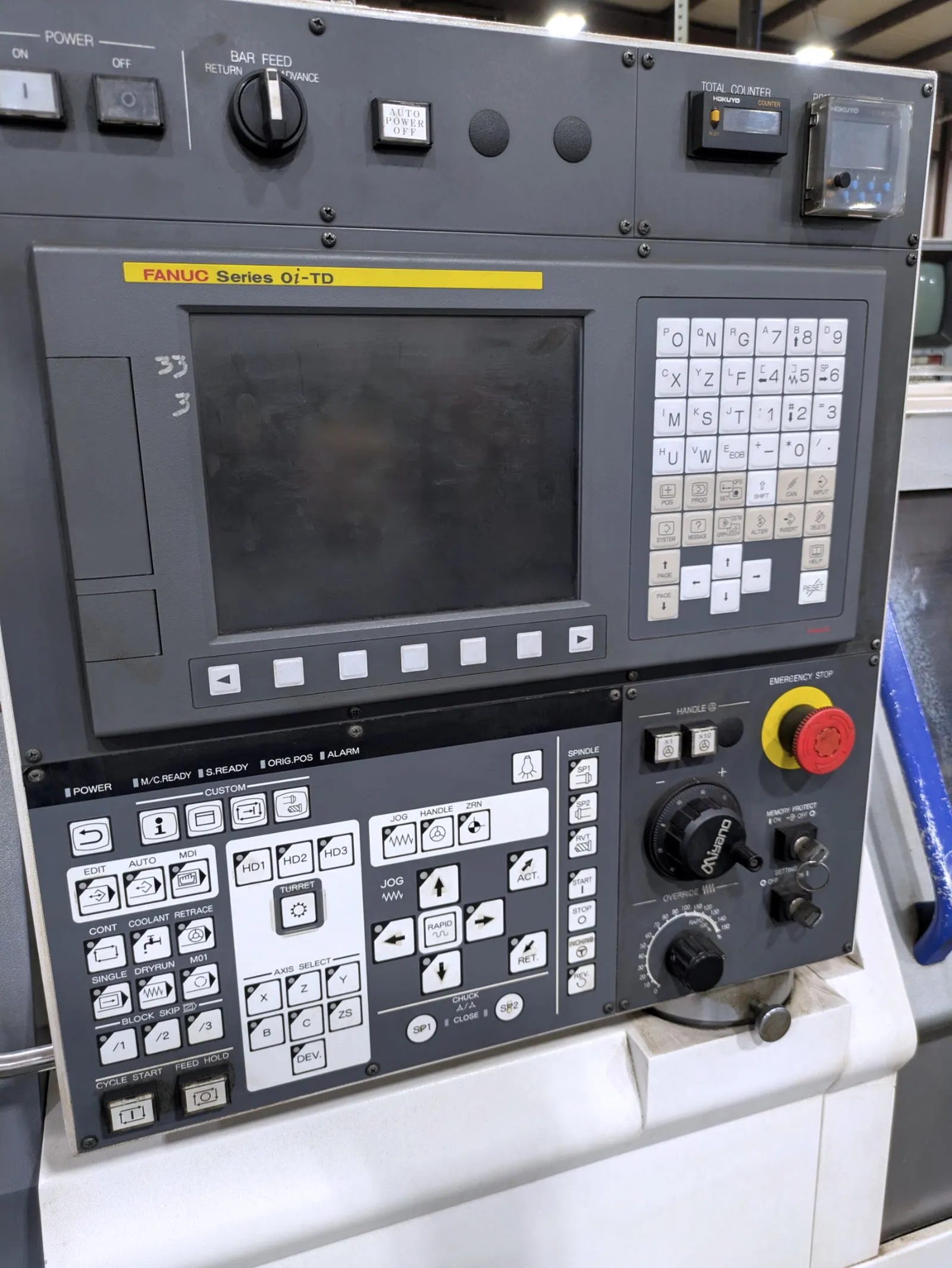 Miyano #BNA-42S2, CNC lathe, 5" chuck, 1.5" bar, 6000 RPM, 10 HP, live tooling, sub spindle, Fanuc Oi-TD, 2018 - Image 6