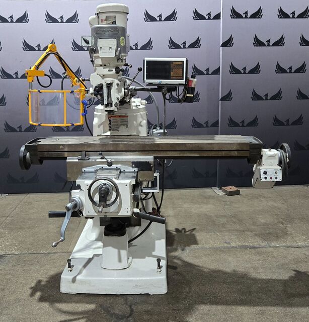 Bridgeport #Series-II, vertical knee milling machine, 2 HP, manual control with digital read out - Image 1