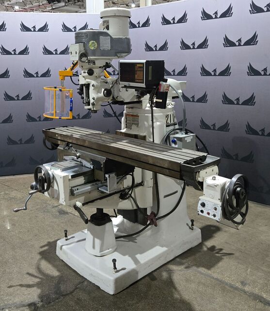 Bridgeport #Series-II, vertical knee milling machine, 2 HP, manual control with digital read out - Image 2