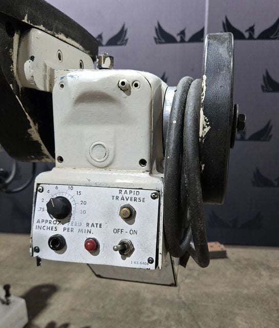 Bridgeport #Series-II, vertical knee milling machine, 2 HP, manual control with digital read out - Image 10