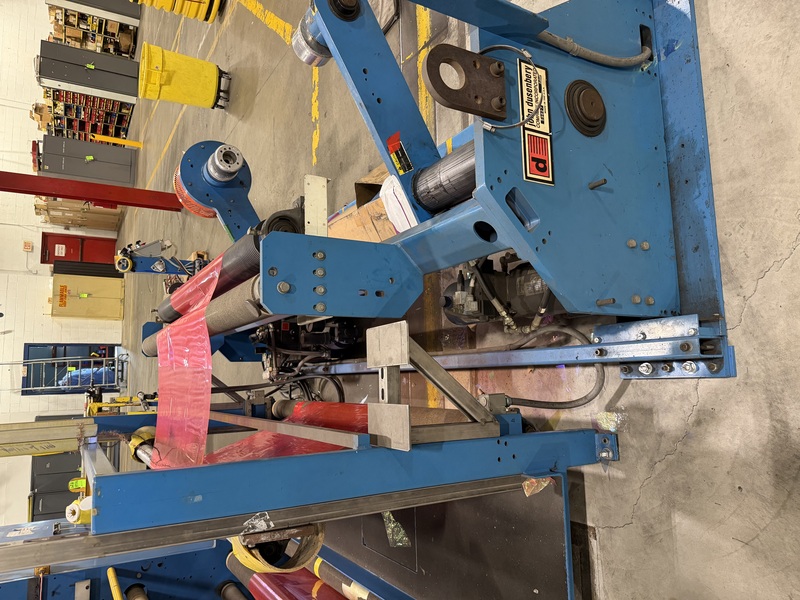 Dusenbery #835-24, 72" duplex slitter rewinder, 40" unwind diameter, 24" rewind diameter, 460 V., 3 Ph. - Image 10