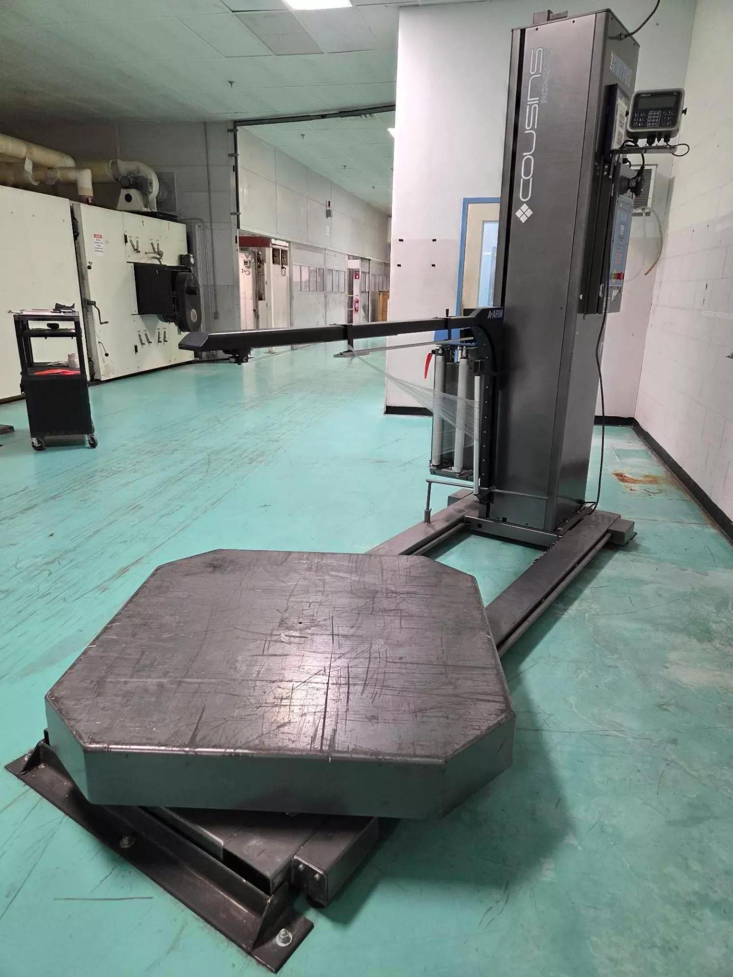 Cousins #HP-SWA, pallet stretch wrapper, above ground unit - Image 1