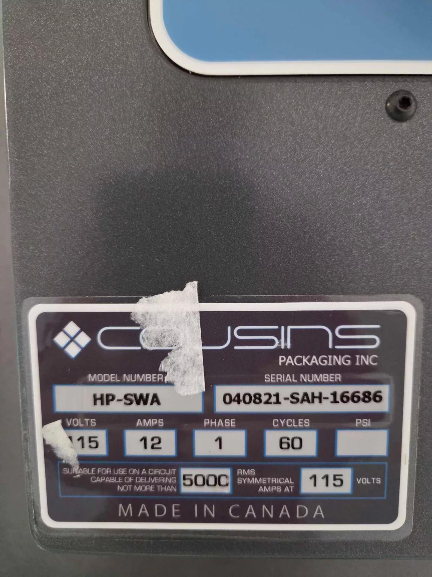 Cousins #HP-SWA, pallet stretch wrapper, above ground unit - Image 5